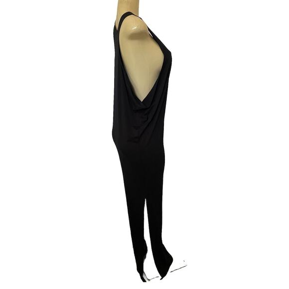 MIKOH Mavericks Maxi Dress Side Slit Scoop Neck Cover Up Black Racerback… - Picture 8 of 9